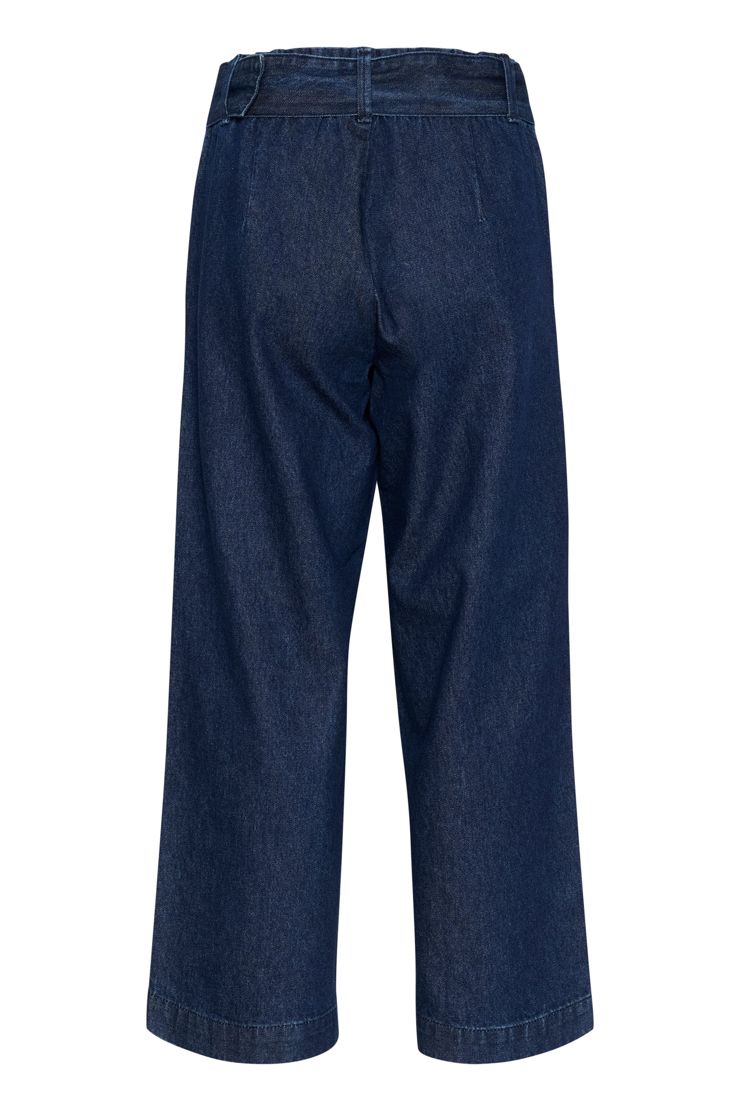 CULTURE BINK ROSELLE CROPPED PANTS IN DARK BLUE WASH