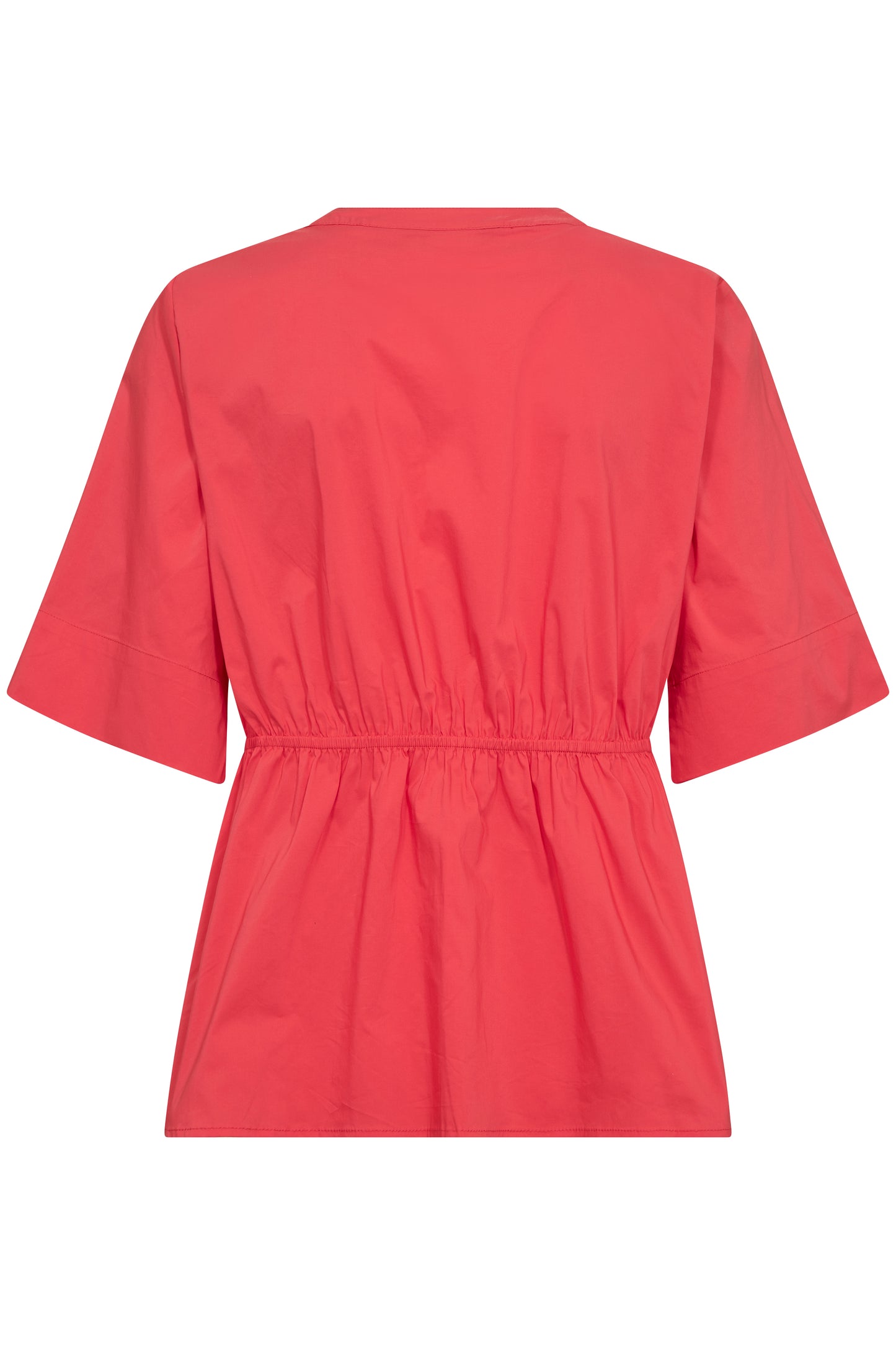 CULTURE ZETA ANTOINETT SHORT SLEEVE SHIRT IN FIERY RED