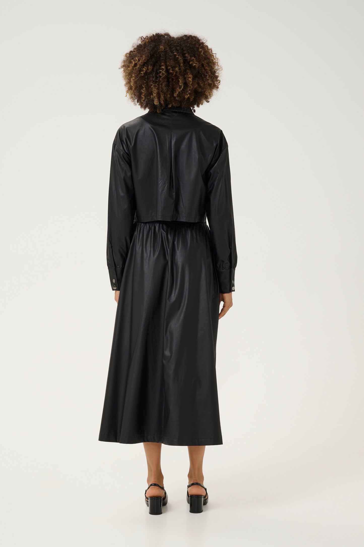 CULTURE ELMA CASSANDRA SHIRT IN BLACK