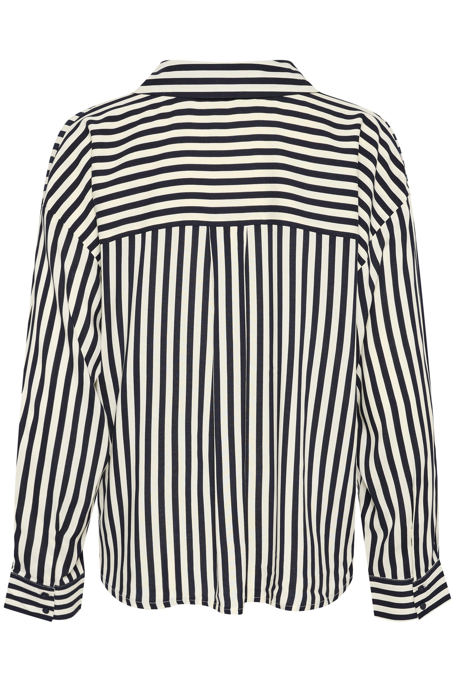 CULTURE DENIA KNOT SHIRT IN SALUTE AND WHITE STRIPE