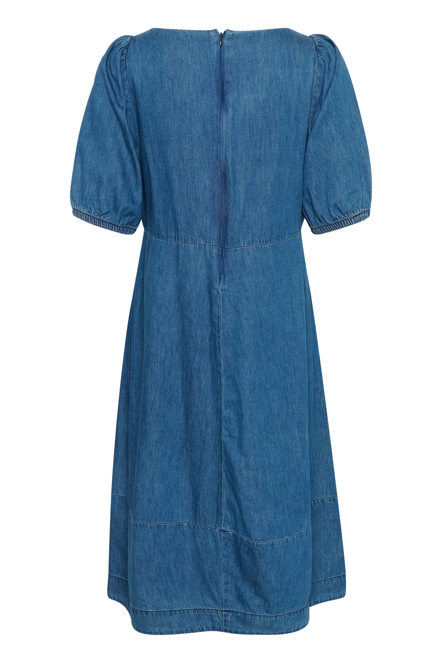 CULTURE RIVA ARPA SHORT SLEEVE DRESS IN DARK BLUE WASH