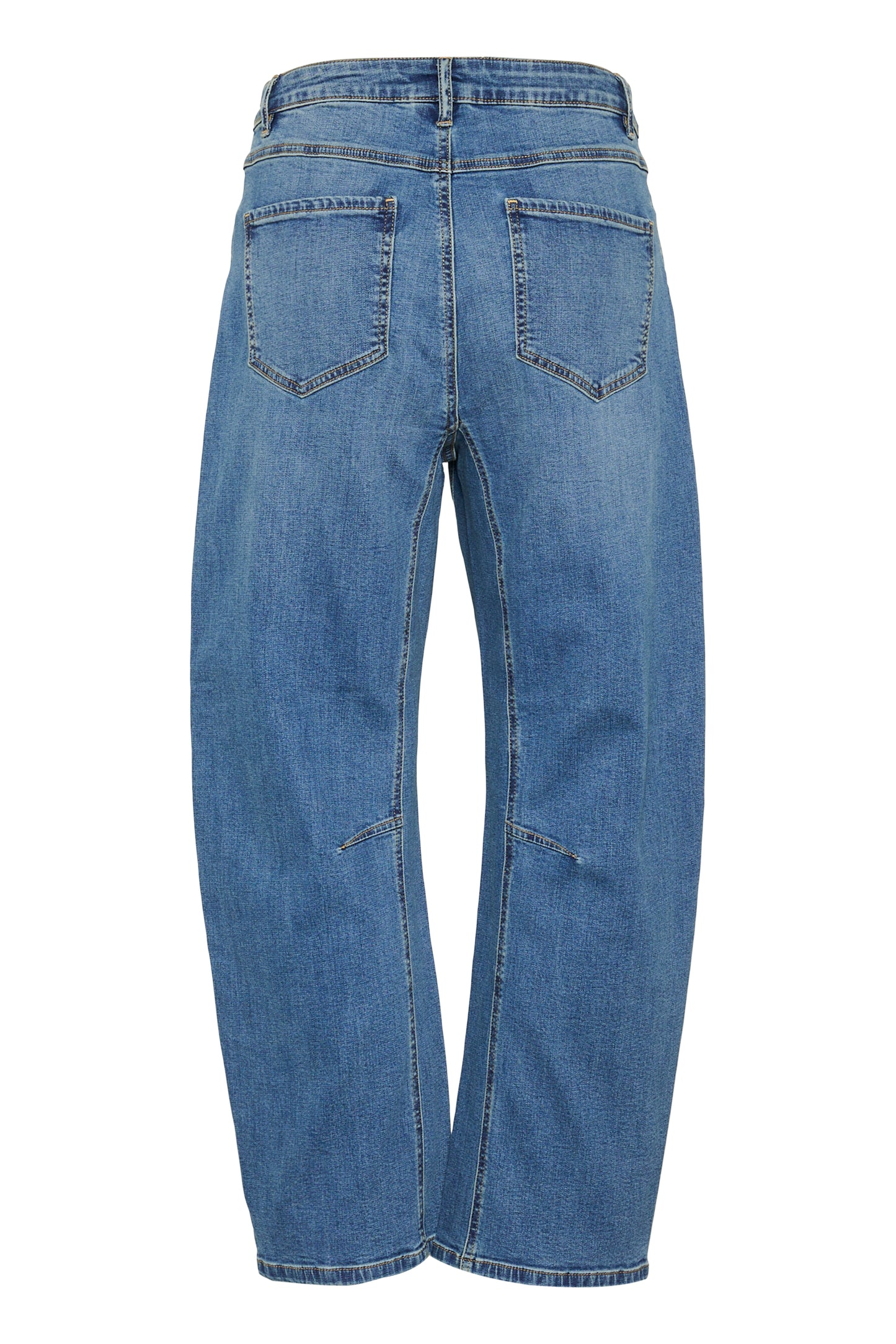 CULTURE HAILEY AMI CROPPED JEANS IN MEDIUM VINTAGE BLUE WASH