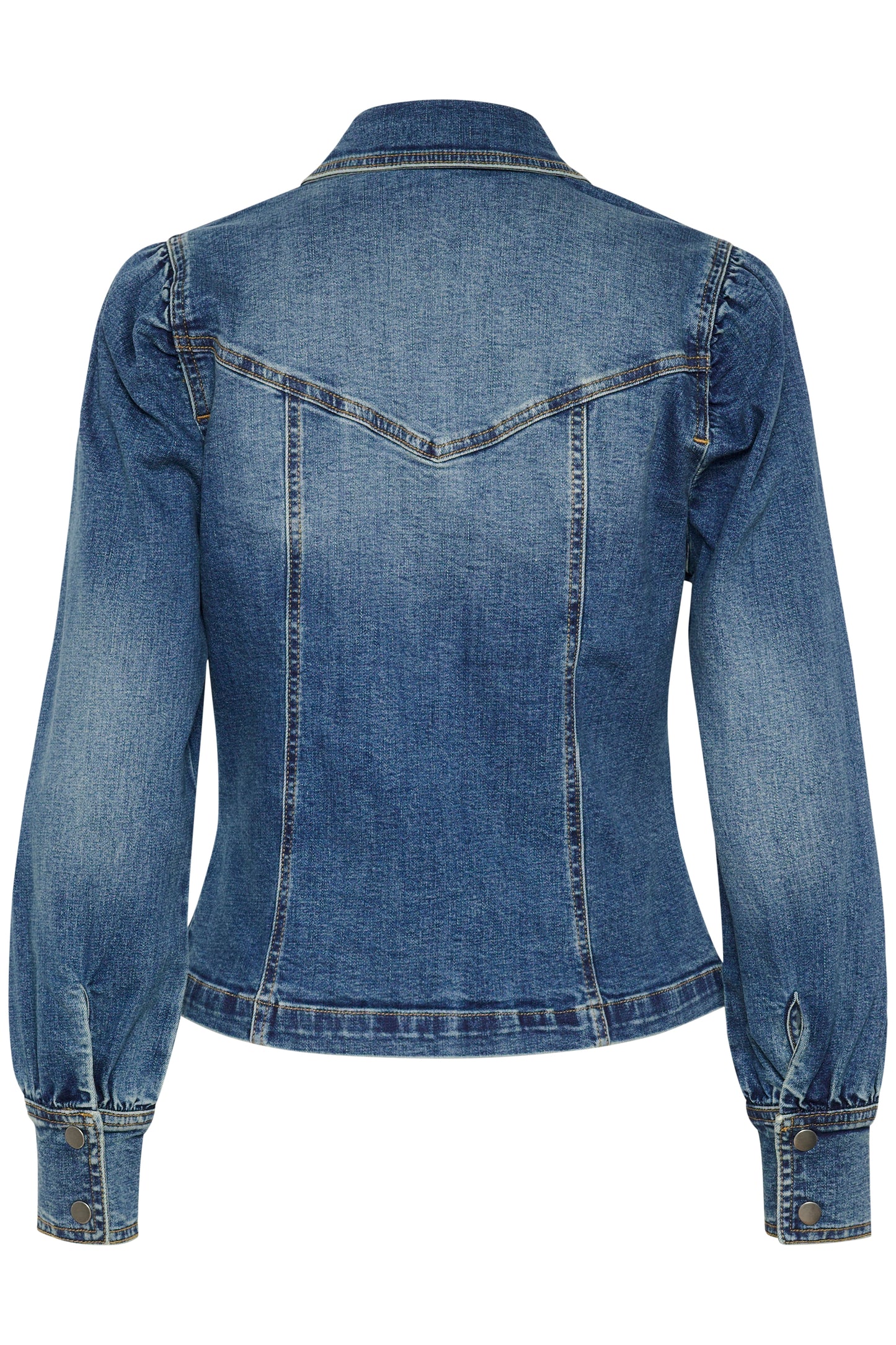 CULTURE HAILEY AMI SHIRT IN MEDIUM VINTAGE BLUE WASH