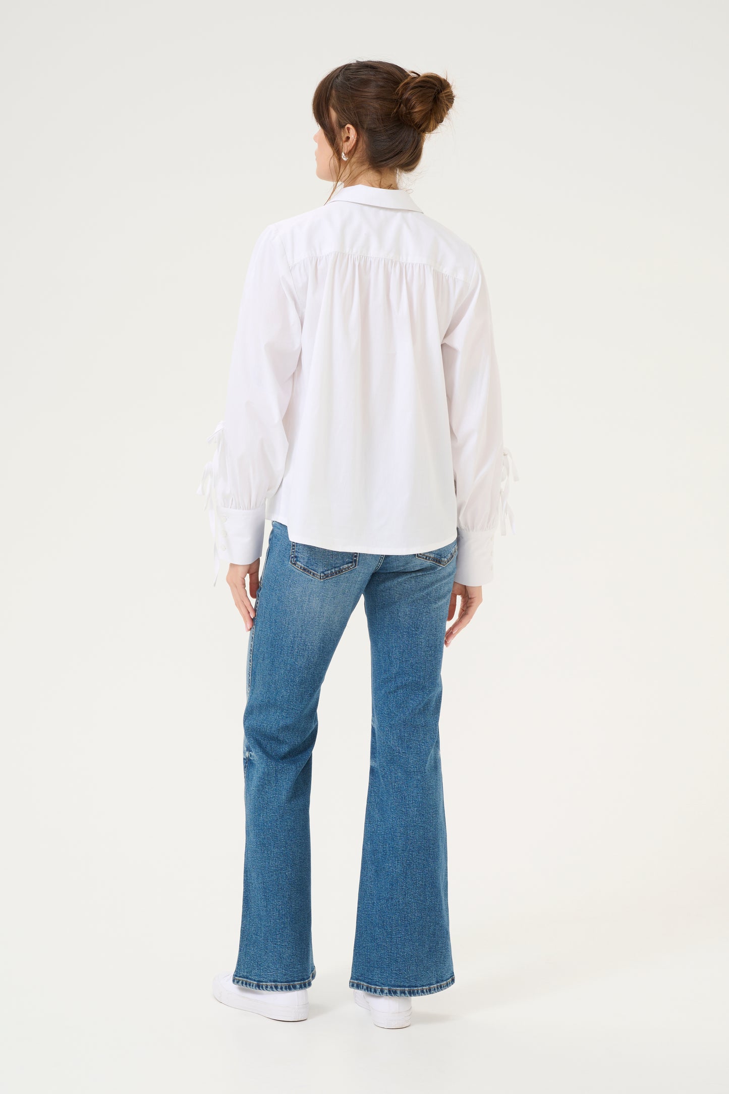 CULTURE AGNETHA CELESTE SHIRT IN SPRING GARDENIA