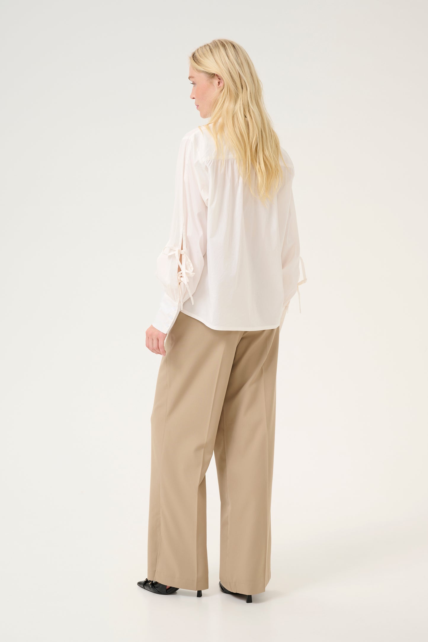 CULTURE AGNETHA CELESTE SHIRT IN SPRING GARDENIA