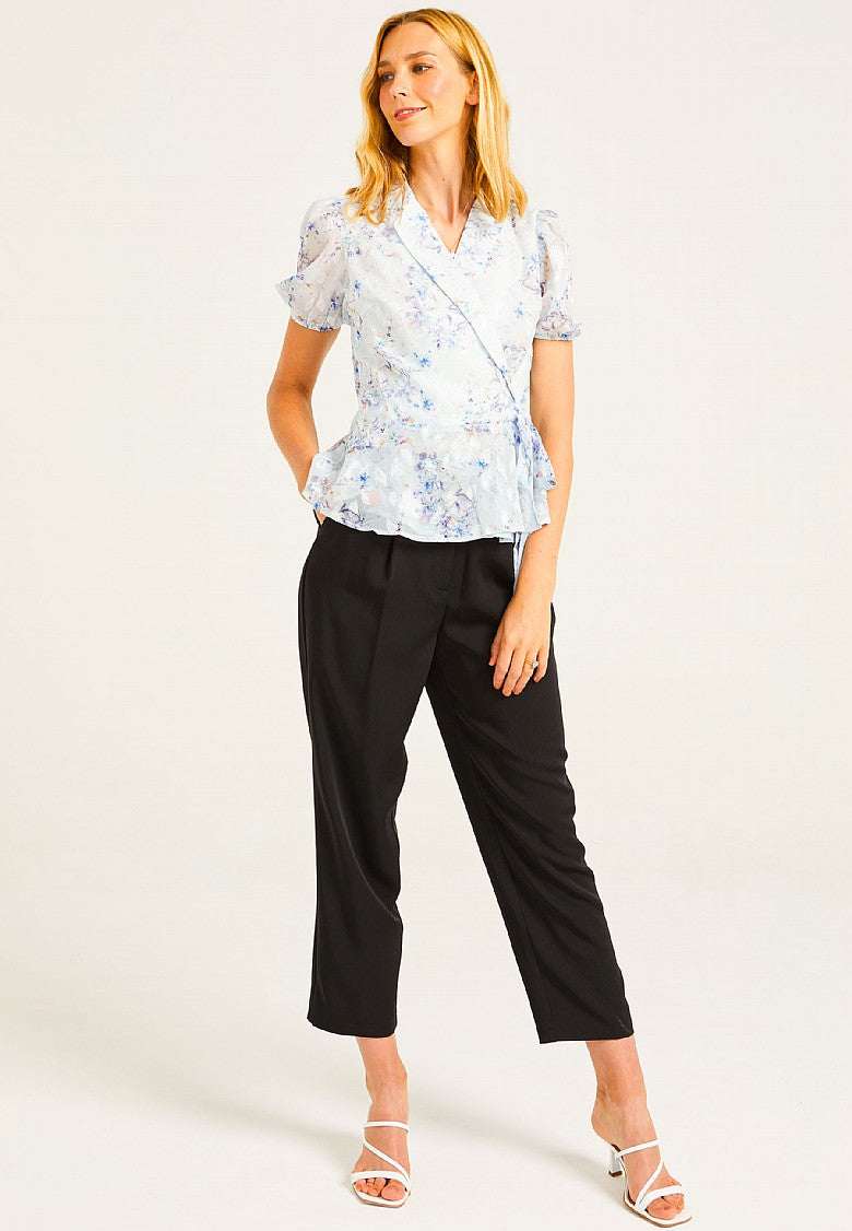 ANGELEYE WILLOW TOP IN BLUE