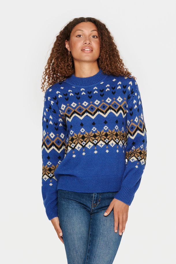 SAINT TROPEZ SODALITE BLUE AIRI PULLOVER