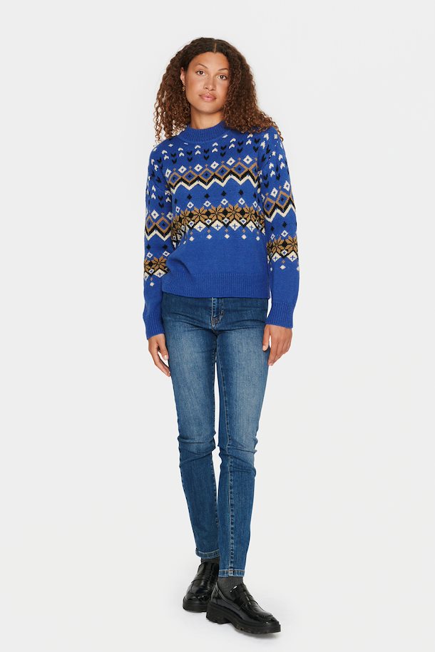 SAINT TROPEZ SODALITE BLUE AIRI PULLOVER