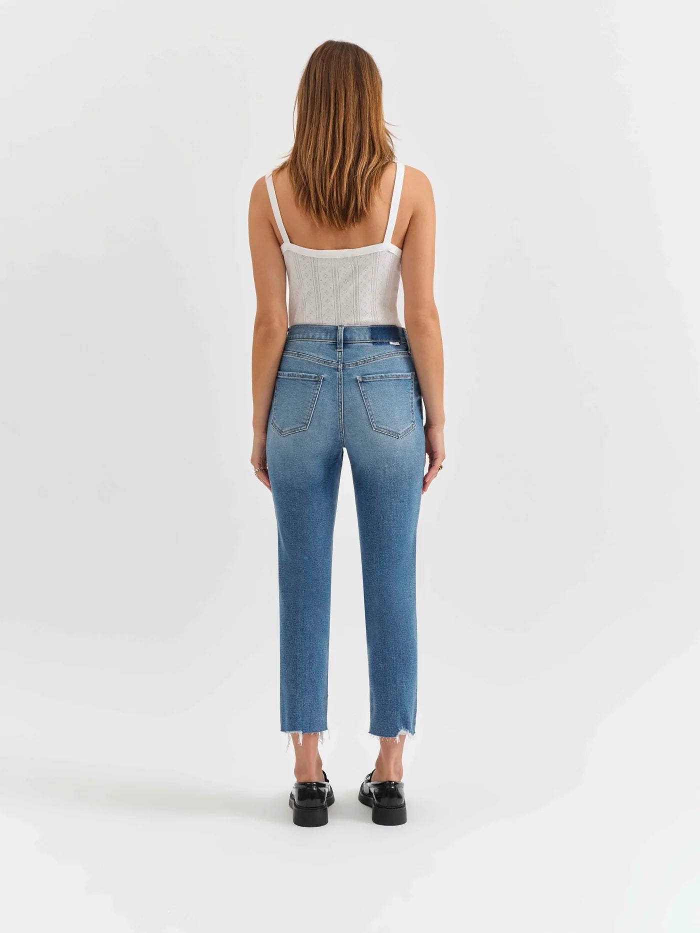 DAZE HIGH STREET HIGH RISE CIGARETTE DENIM IN WIDE AWAKE VINTAGE