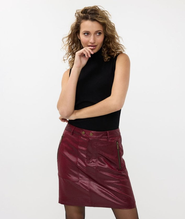 ESQUALO SLEEVELESS KNIT IN BLACK