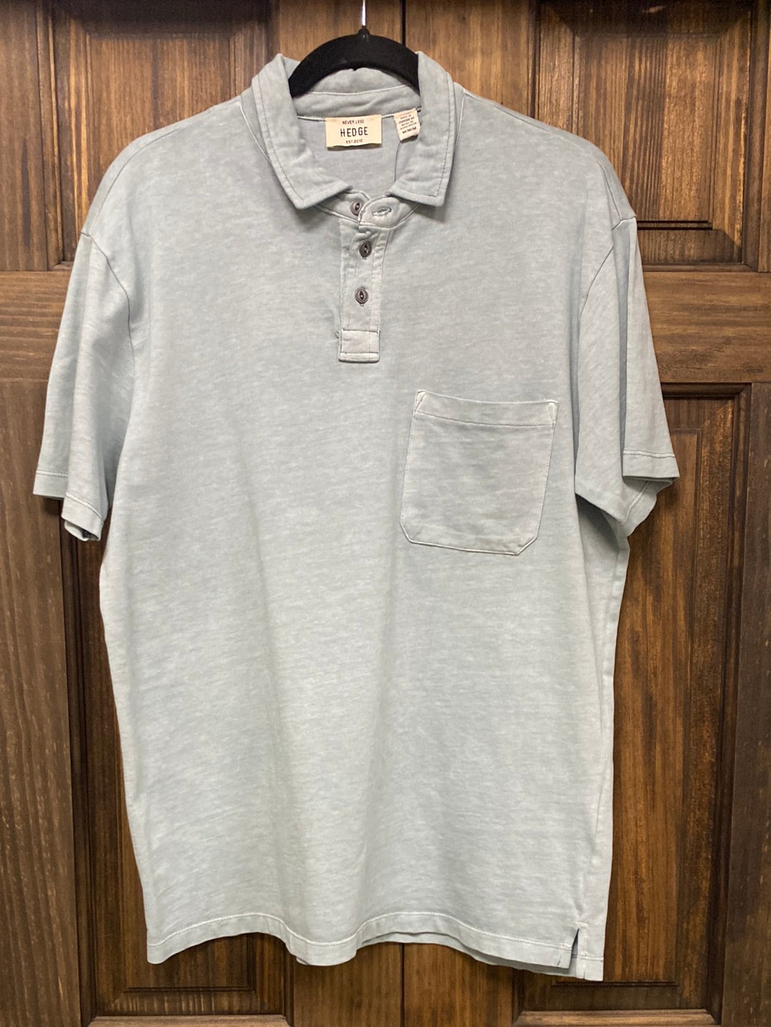 HEDGE MEN'S POLO WITH POCKET IN BLUE