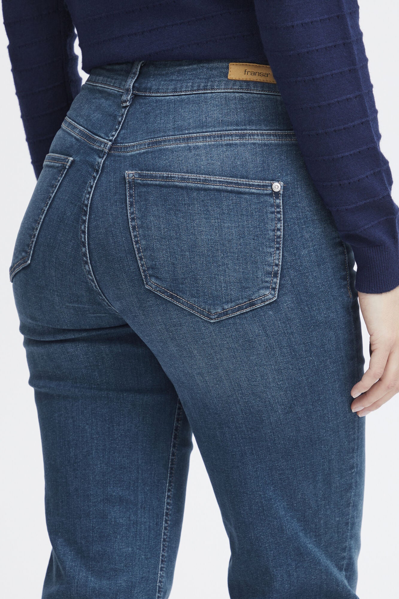 FRANSA MID BLUE DENIM FRIDA HANNA