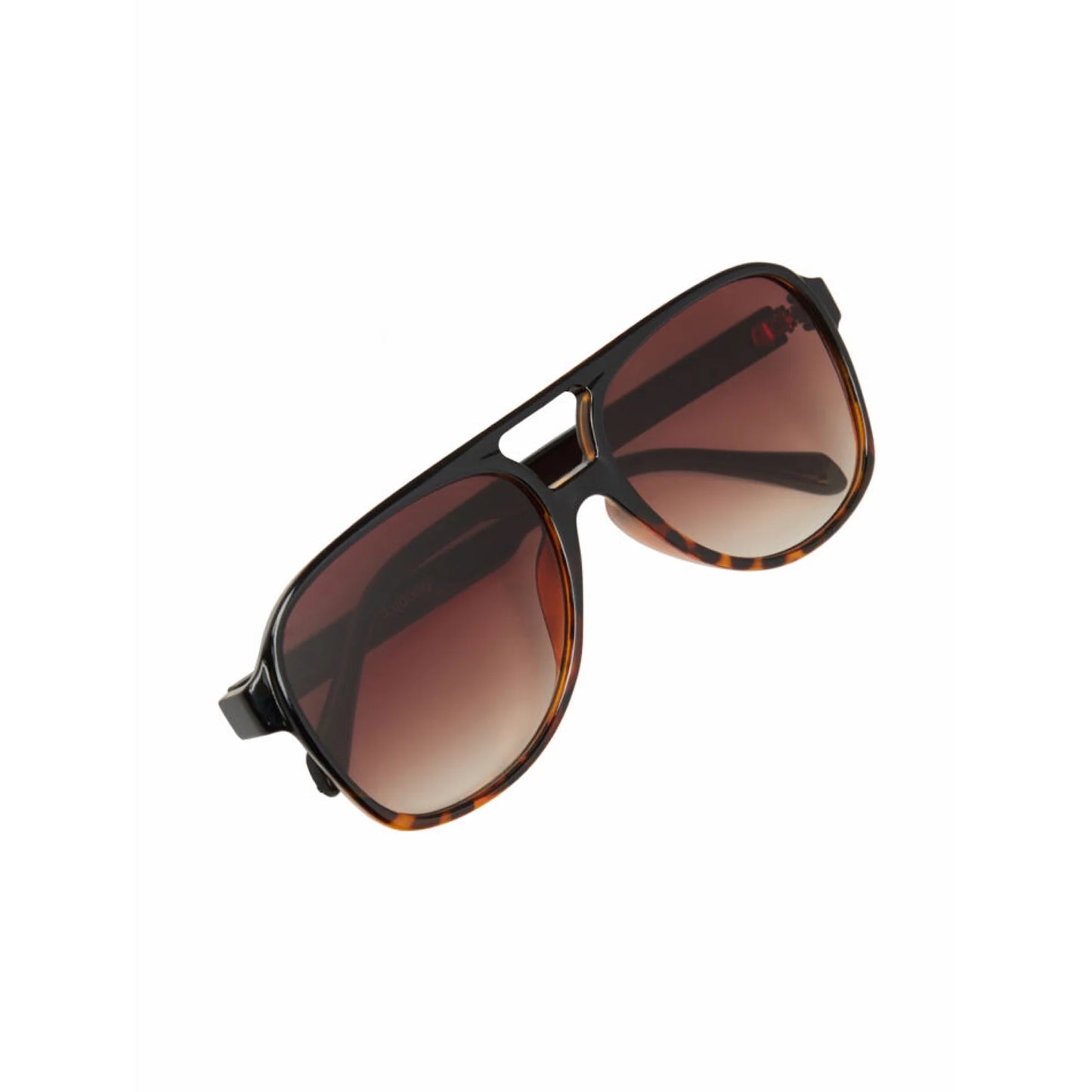 B.YOUNG TURTLESHELL FRAMED SUNGLASSES WITH CASE