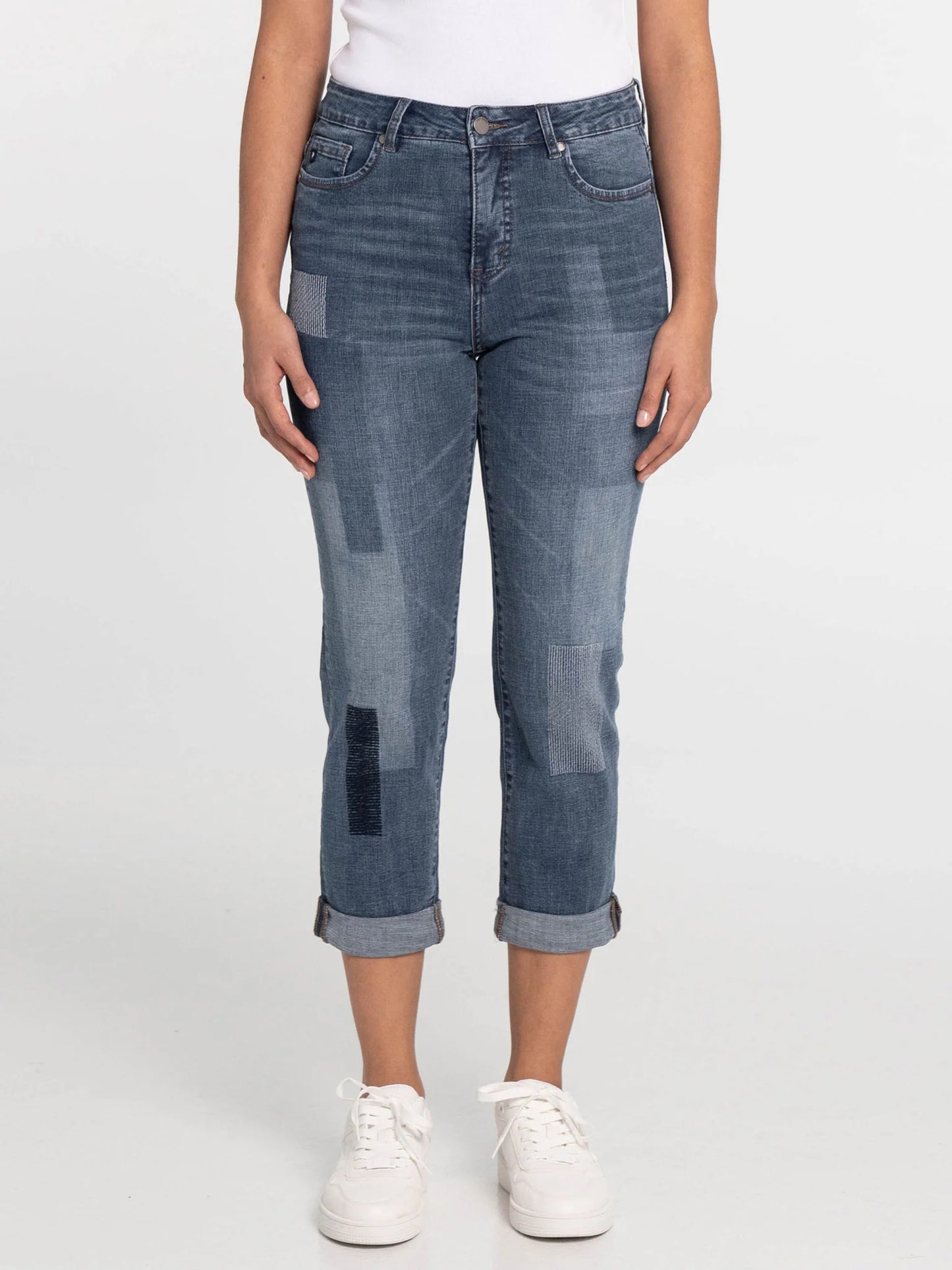 LOIS GIGI 7/8 REGULAR WAIST - RELAXED FIT - USED WORN JEANS