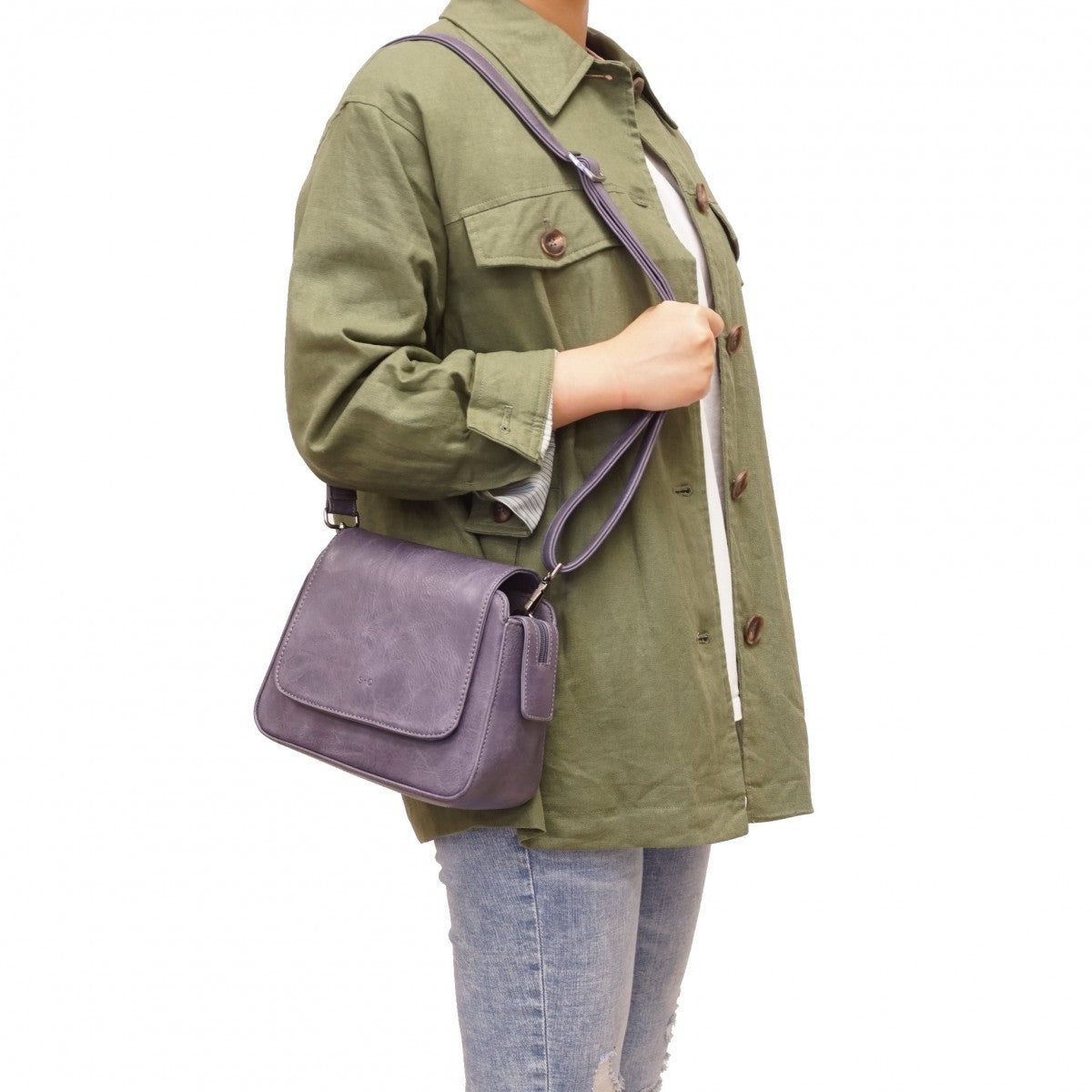 S-Q NALA CROSSBODY IN PURPLE