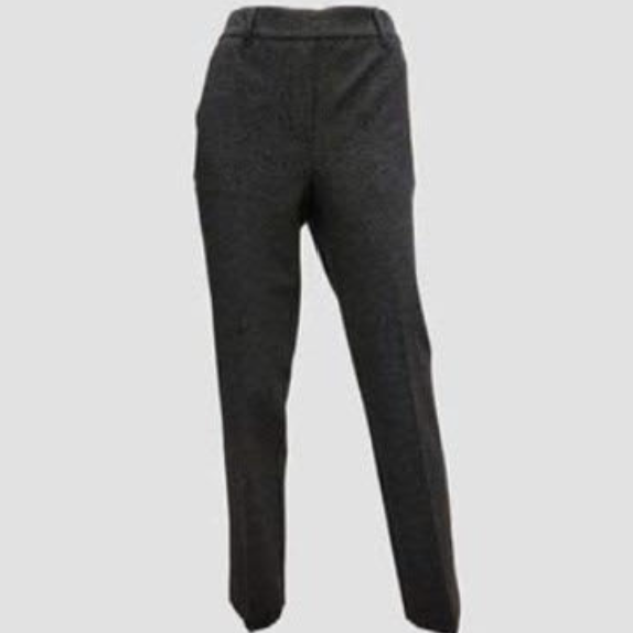 POINT ZERO PONTE STRAIGHT LEG PANTS IN BLACK