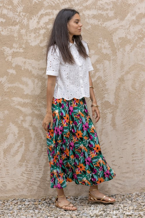 LOLA ESPELETA THELMA BLOUSE IN OFF WHITE