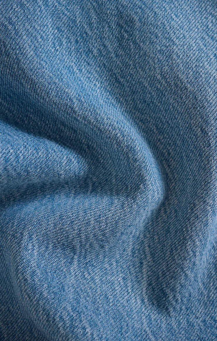 Z SUPPLY MIA LOOSE WIDE LEG DENIM PANT IN WORN INDIGO