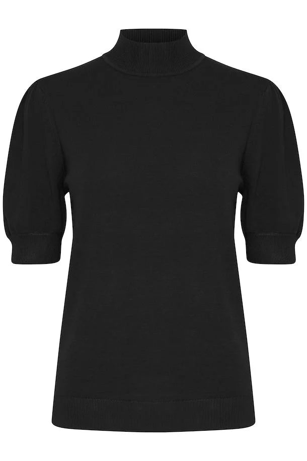 B.YOUNG MMORLA SCARLET BLACK SLEEVE PULLOVER