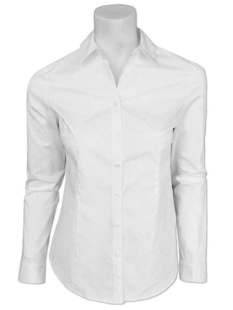 MOTION LONG SLEEVE BLOUSE IN WHITE