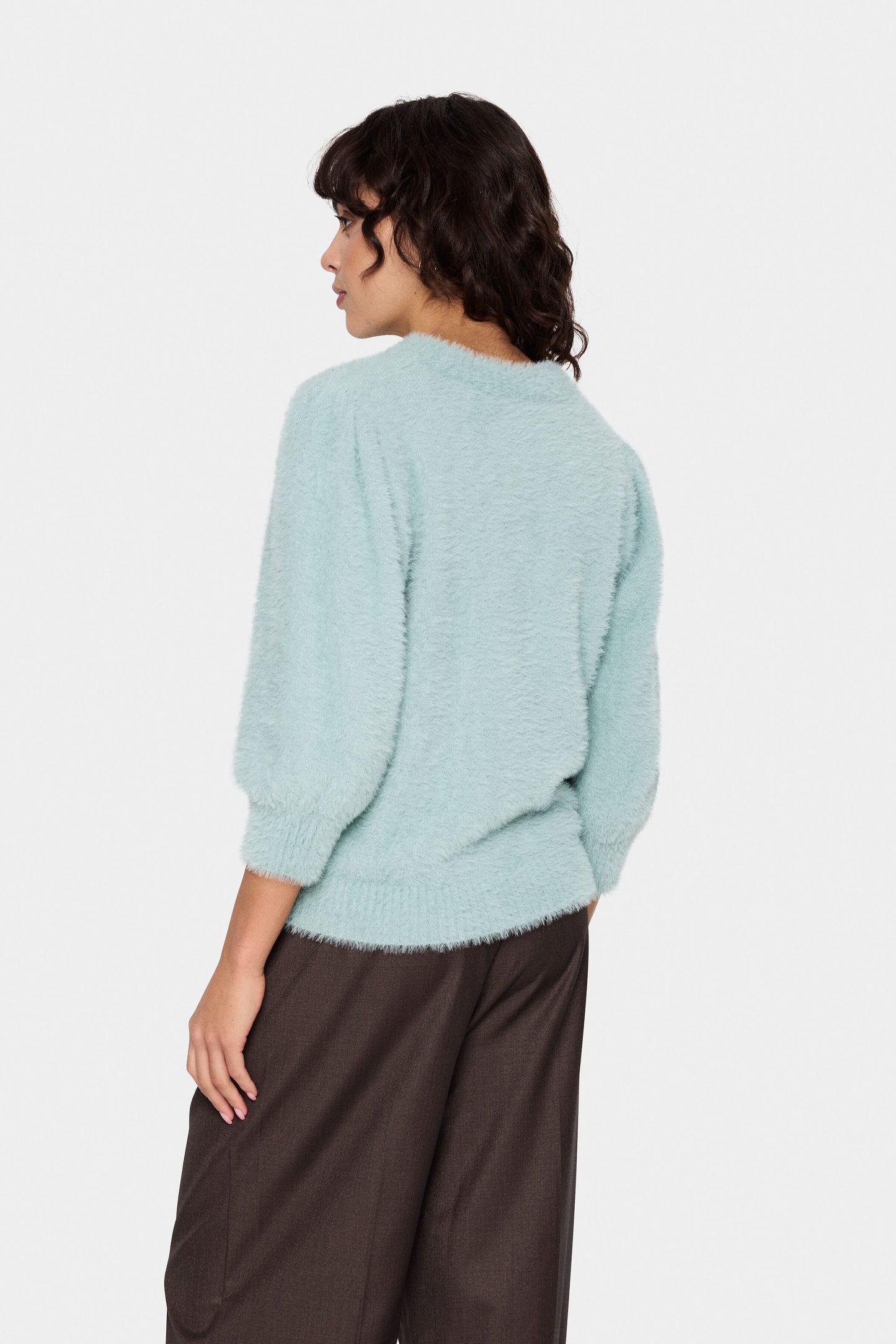 SAINT TROPEZ BANNI PULLOVER IN BLUE SURF