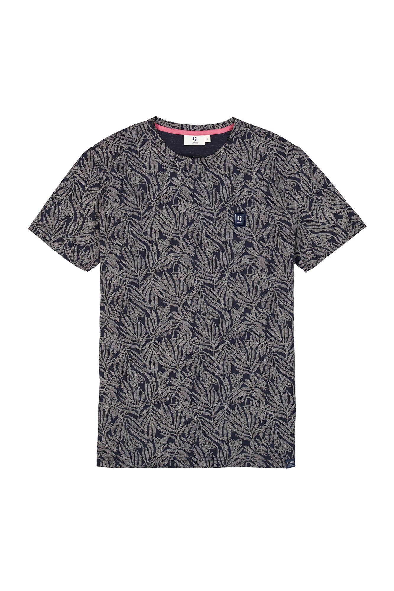 GARCIA MEN'S PRINTED SHORT SLEEVE T-SHIRT IN DEEP INK