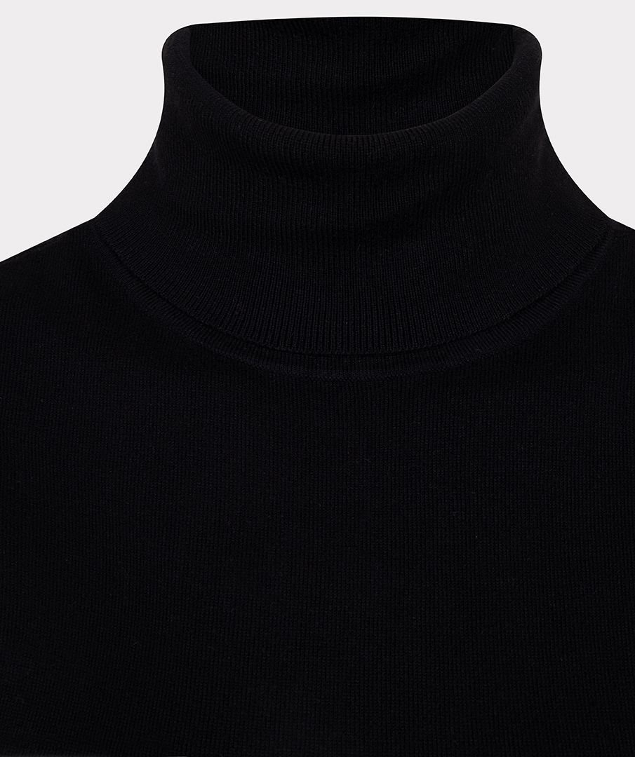 ESQUALO SLEEVELESS KNIT IN BLACK
