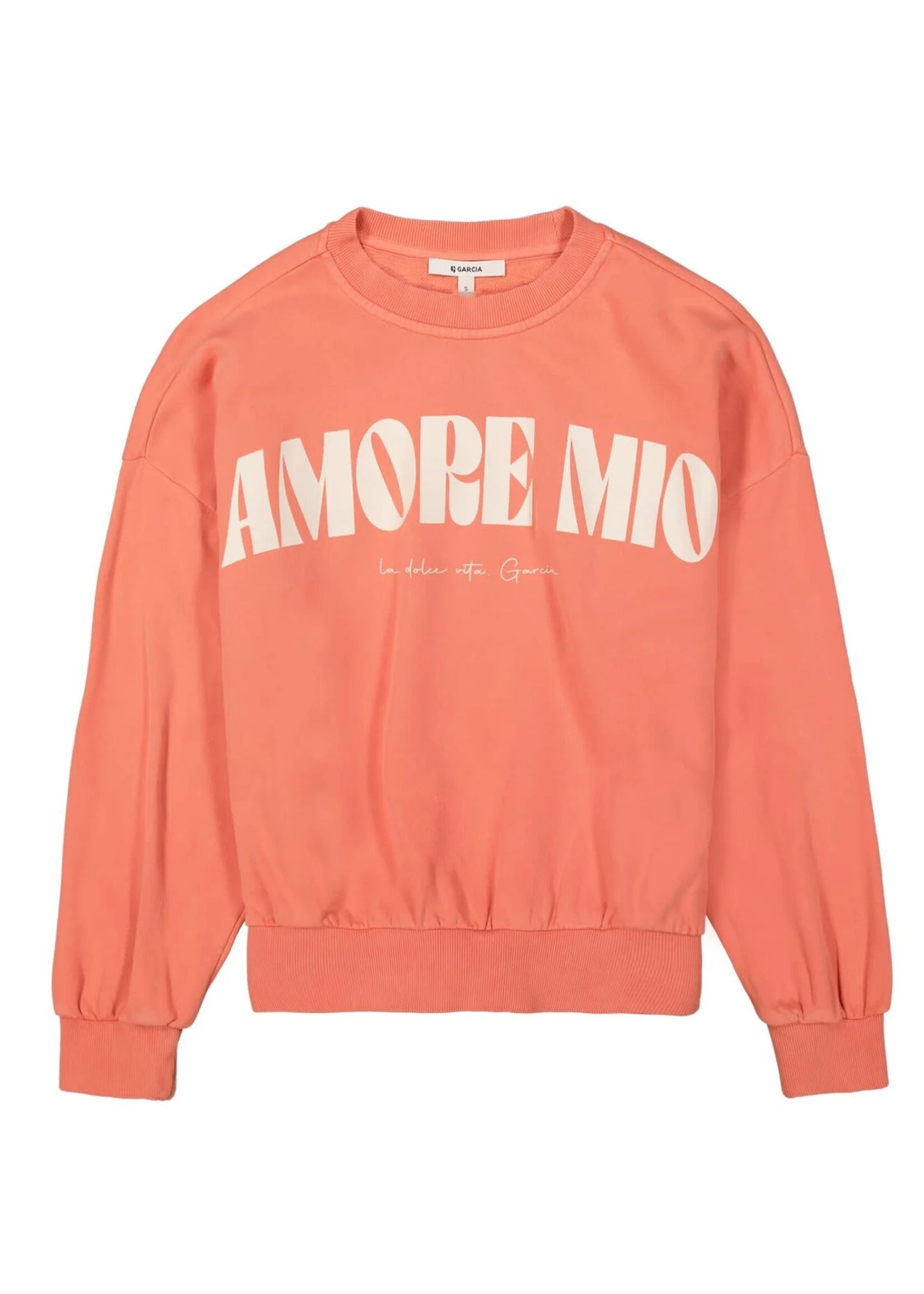 GARCIA AMORE MIO SWEATSHIRT IN APRICOT BRANDAY
