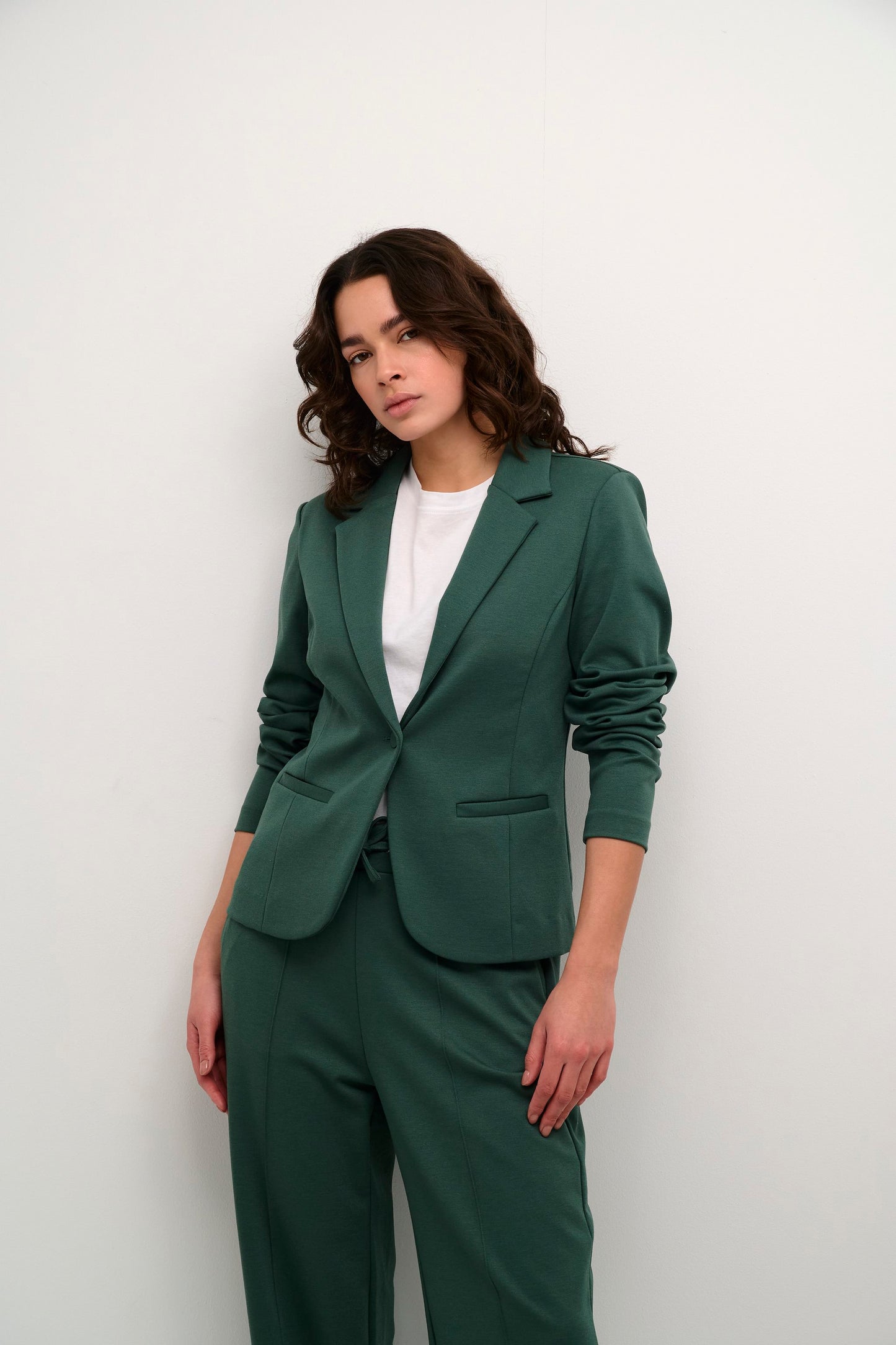 KAFFE JENNY BLAZER IN GARDEN TOPIARY