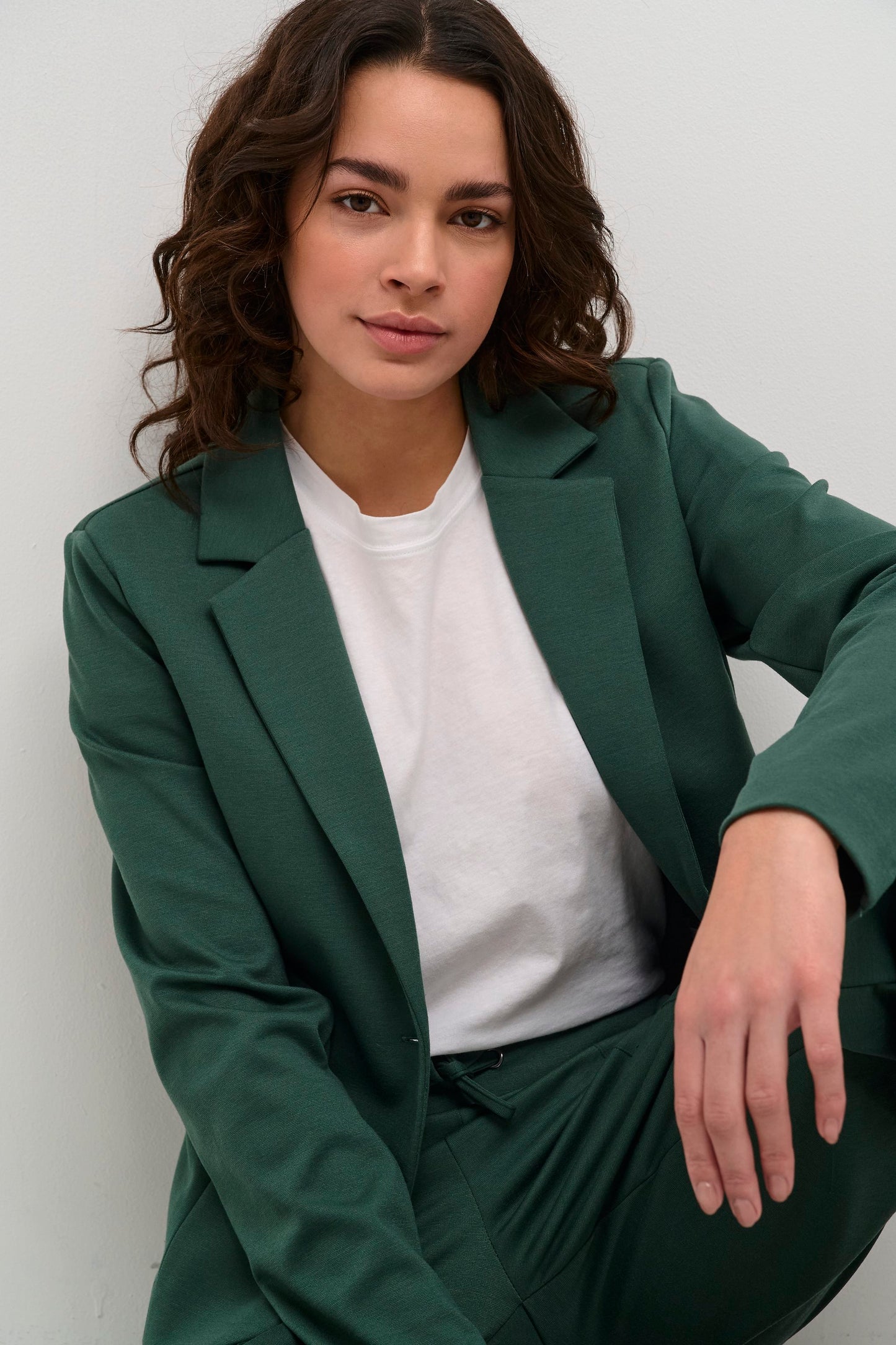 KAFFE JENNY BLAZER IN GARDEN TOPIARY
