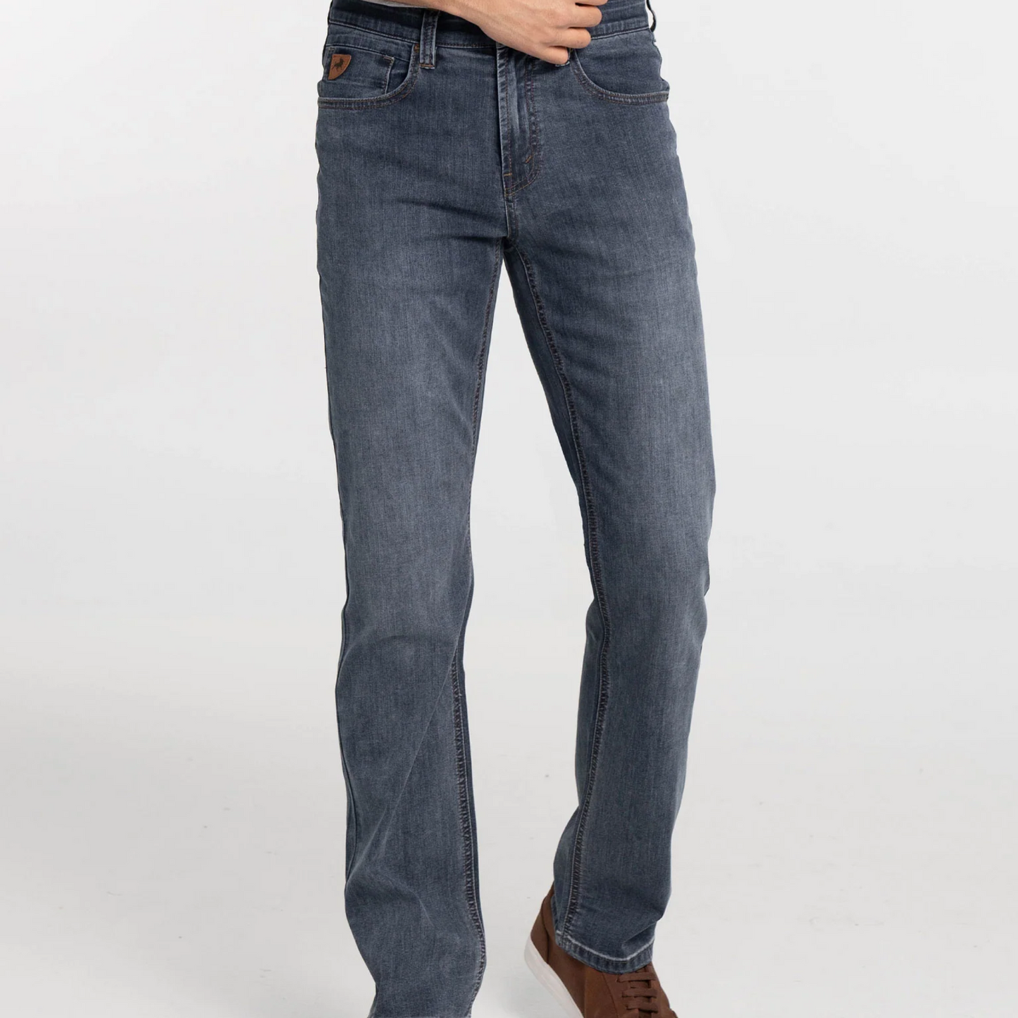 LOIS BRAD JEANS IN MEDIUM BLUE