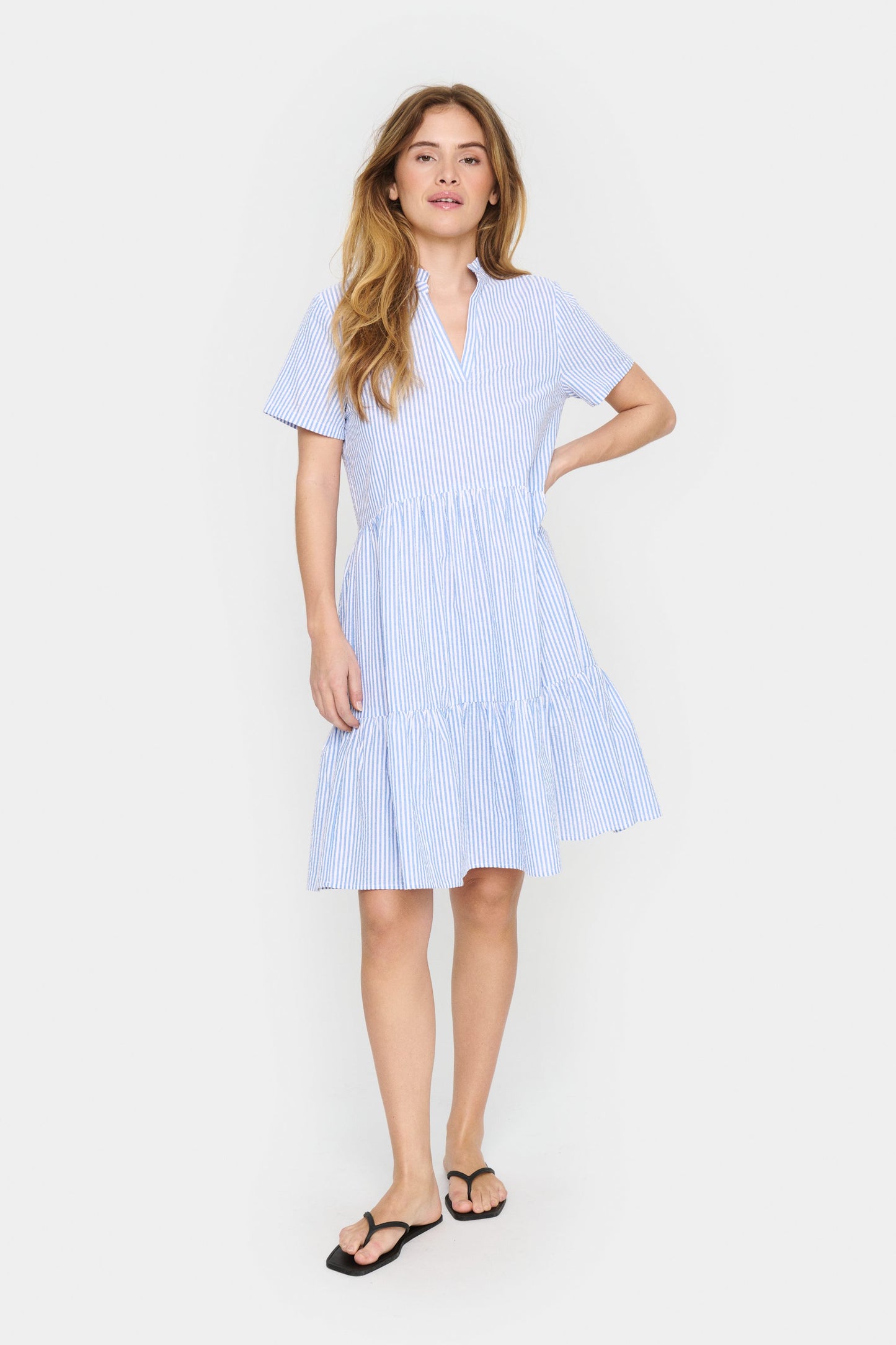 SAINT TROPEZ PALACE BLUE ELMIKO DRESS