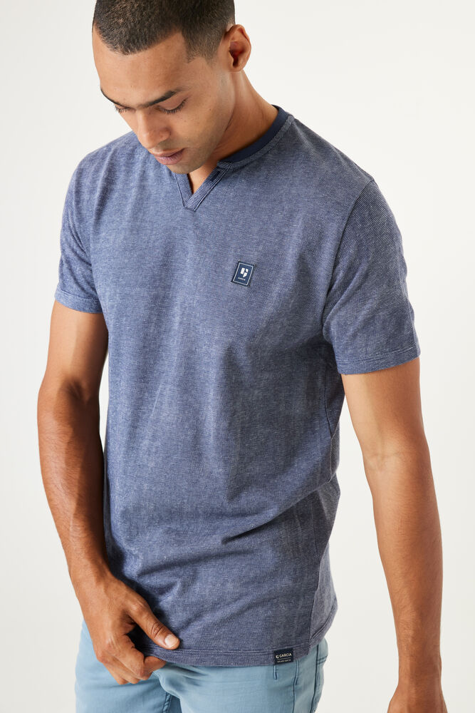 GARCIA MENS T-SHIRT IN BLUE