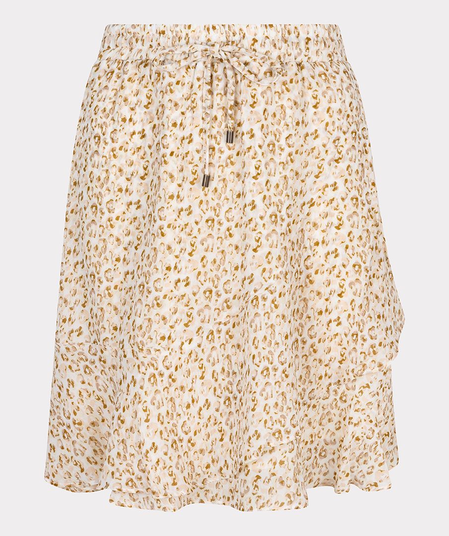 ESQUALO PASTEL CHEETAH PRINT SKIRT