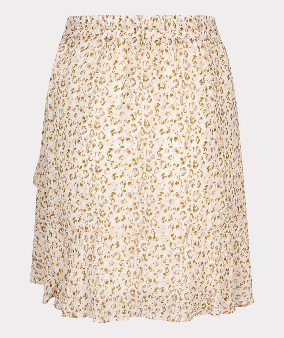 ESQUALO PASTEL CHEETAH PRINT SKIRT