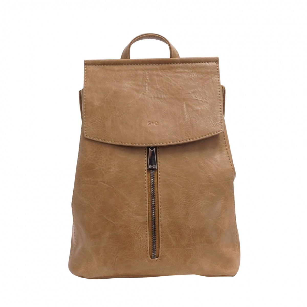 S-Q CHLOE CONVERTIBLE BACKPACK IN DARK SAND