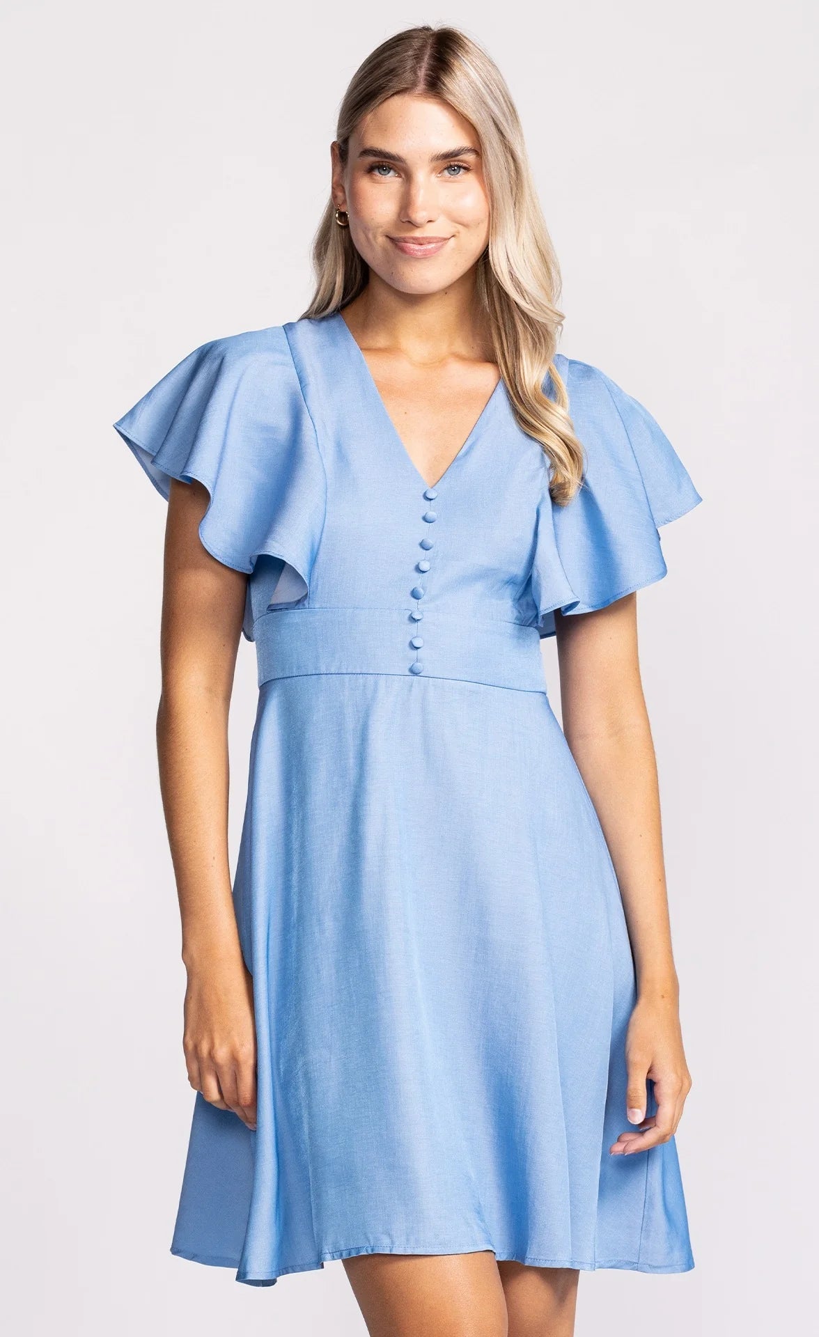 PINK MARTINI STACEY LIGHT BLUE DRESS