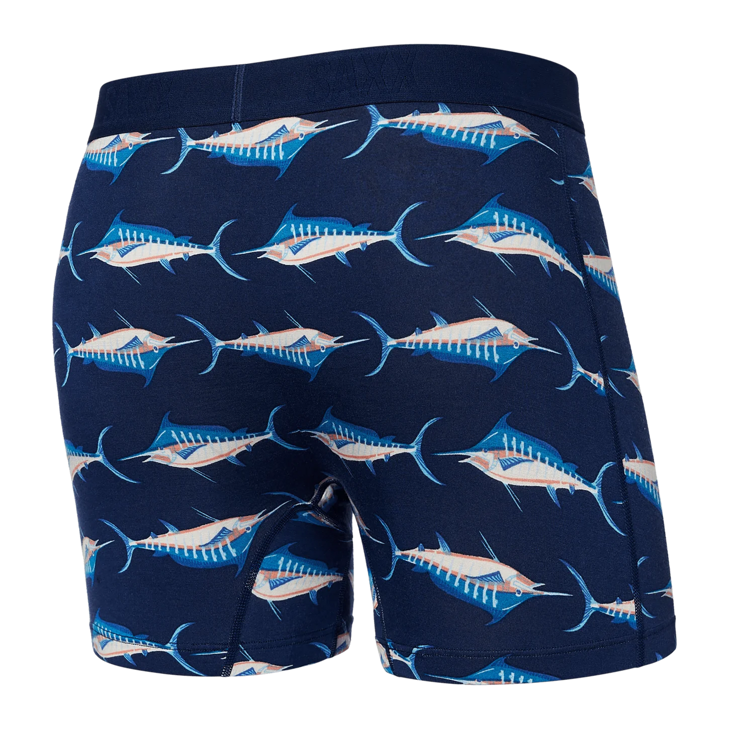 SAXX VIBE SUPER SOFT BOXER BRIEF - MARLIN MATRIX - MIDNIGHT