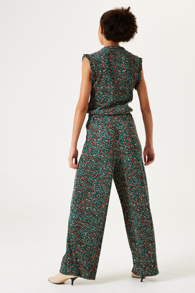 GARCIA PRINT TOP IN GREEN COMBO