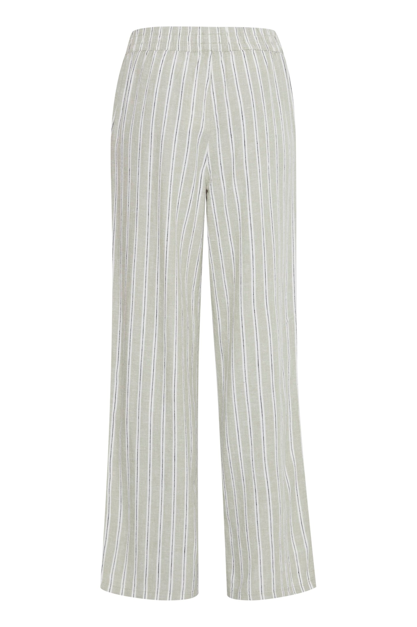 B.YOUNG TEA STRIPPED MIX FALAKKA TROUSERS