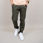 HEDGE MEN'S TWILL PANTS IN ARMY GREEN
