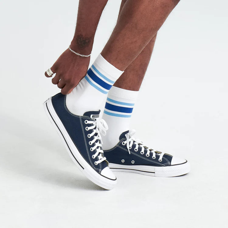 SAXX CREW SOCKS - WHOLE PACKAGE ATHLETIC STRIPE