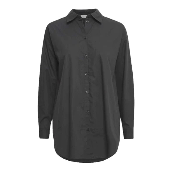 B.YOUNG GAMZE SHIRT IN BLACKENED PEARL