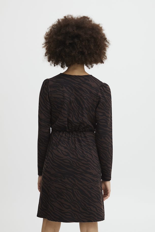 ICHI KATE ZEBRON DRESS