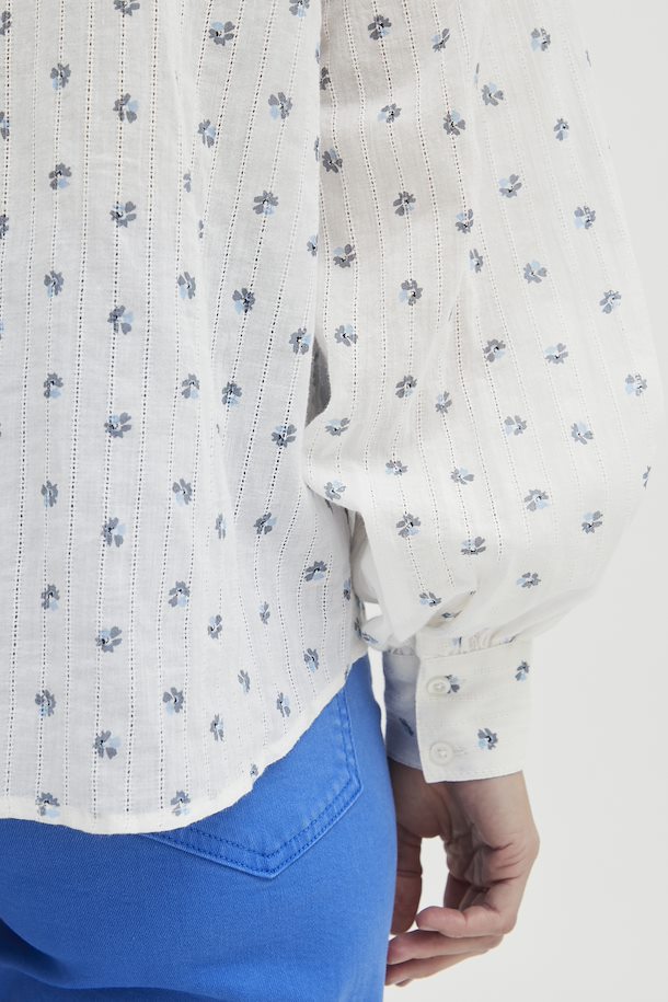 B.YOUNG LONG SLEEVED ITALLA FRILL BLOUSE