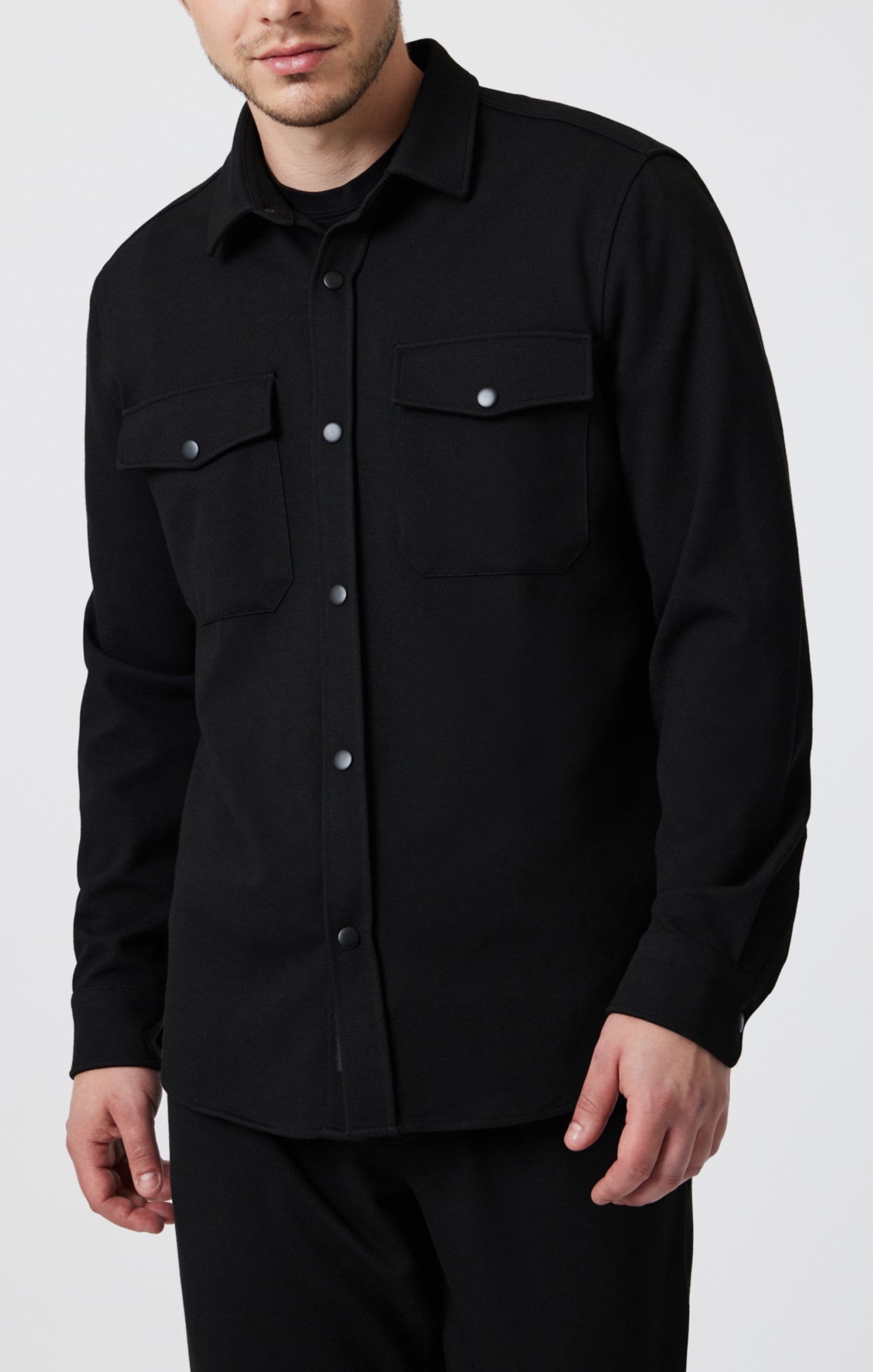 MAVI LONG SLEEVE SHIRT BLACK