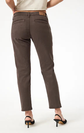 MAVI OAK LUXE TWILL BROOKE SLIM CHINO PANTS