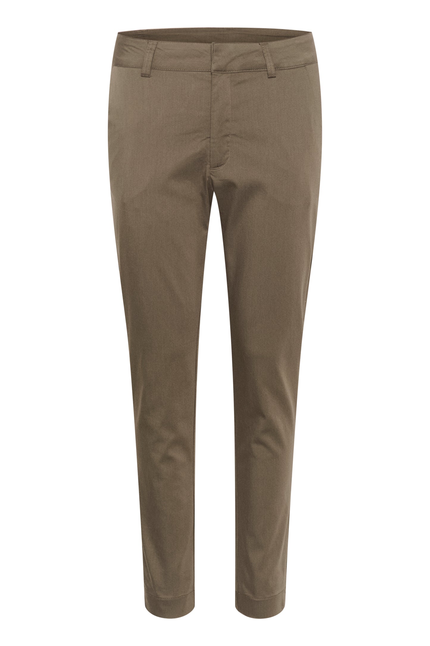 KAFFE LEA 7/8 MAJOR BROWN CHINO PANT