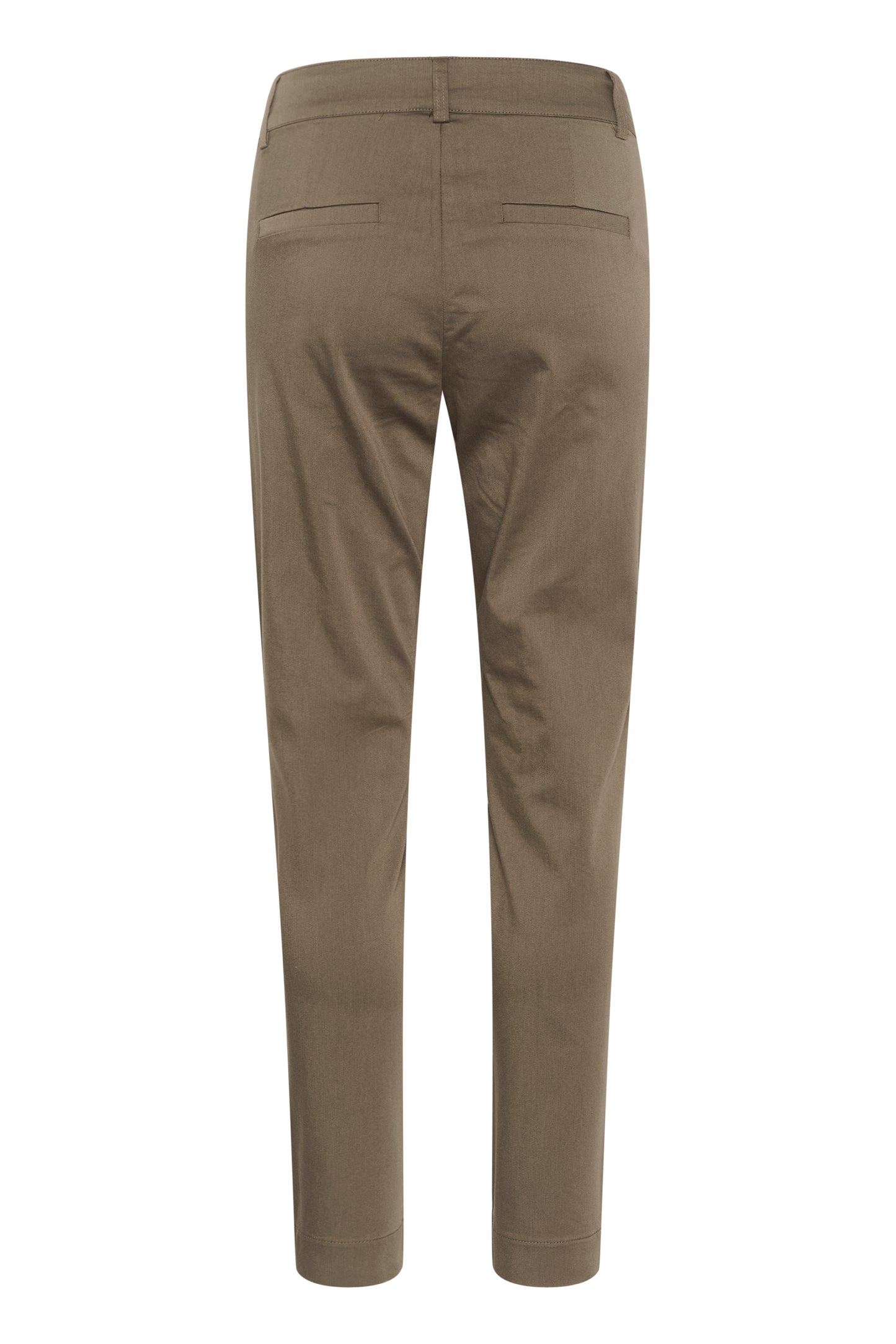 KAFFE LEA 7/8 MAJOR BROWN CHINO PANT