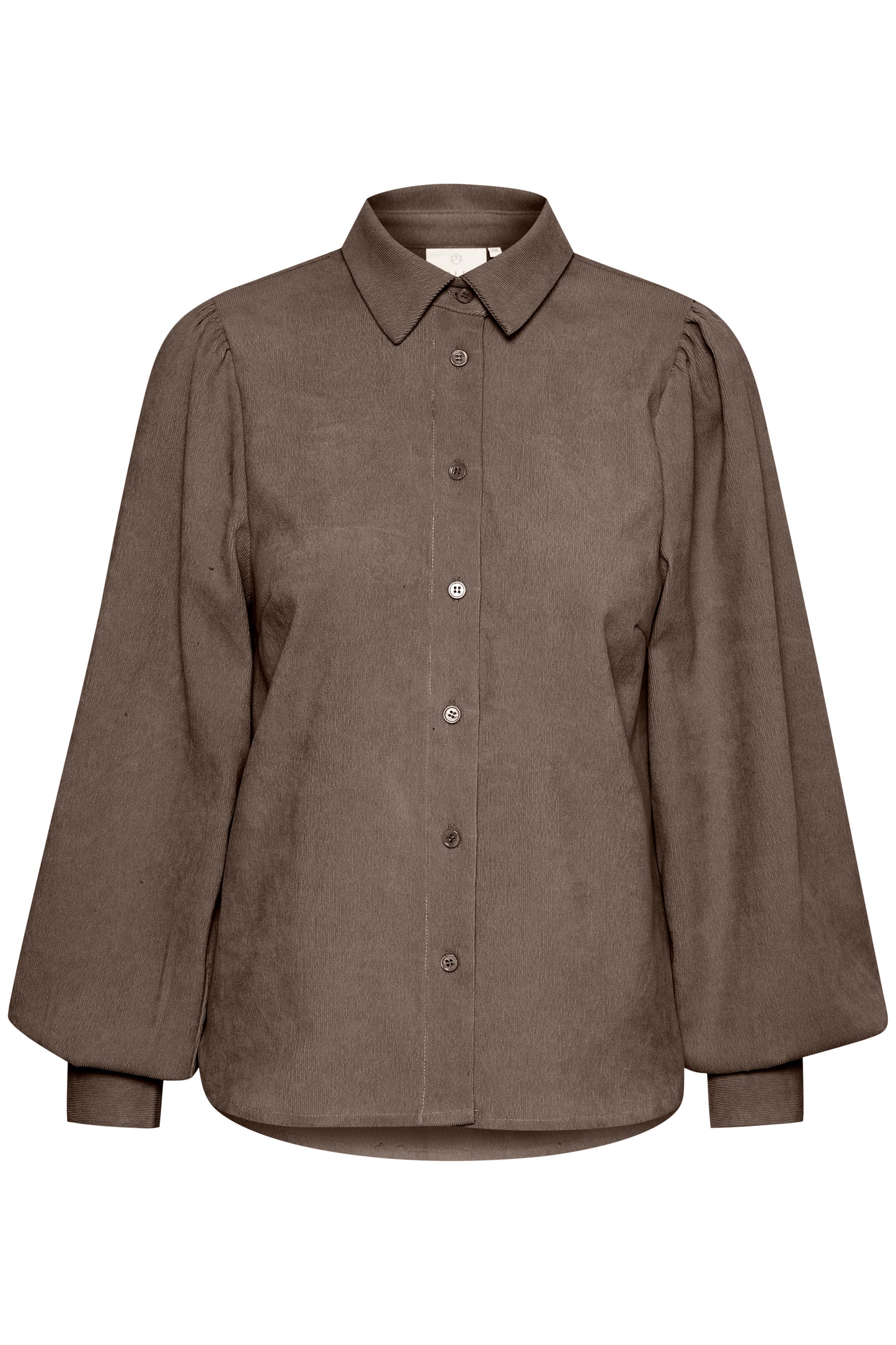 KAFFE MAJOR BROWN HERMINE SHIRT